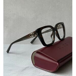 NEW Gucci GG2028O Havana Brown Cat Eye Eyeglasses Frames